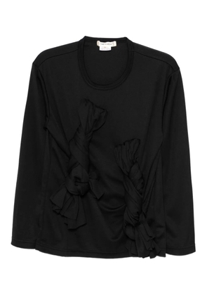 Comme Des Garçons knot-detail top - Black