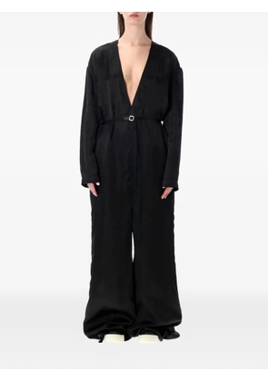Rick Owens LS Long jumpsuit - Black