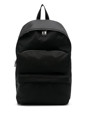 MM6 Maison Margiela multi-pocket logo-print backpack - Black