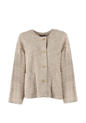 Emporio Armani buttoned blazer - Neutrals