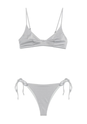 MC2 Saint Barth shimmer-effect bikini - Grey