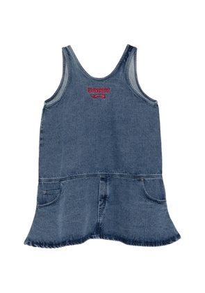 Charles Jeffrey Loverboy sleeveless denim dress - Blue