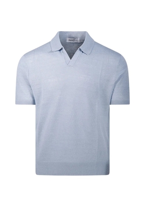 Diana Studio V-neck polo shirt - Blue
