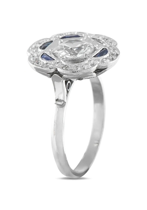 LB Exclusive diamond floral ring - Silver
