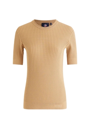 Fusalp Jadou ribbed short-sleeve T-shirt - Brown