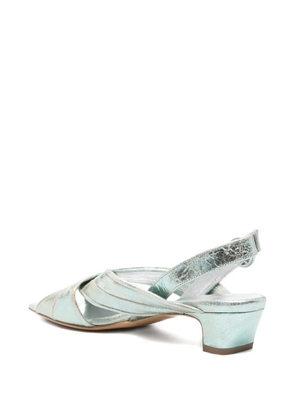 mara bini crisscross-strap sandals - Blue