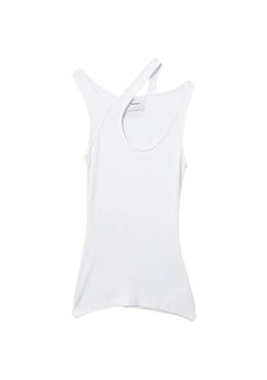 Halfboy cut-out tank top - White