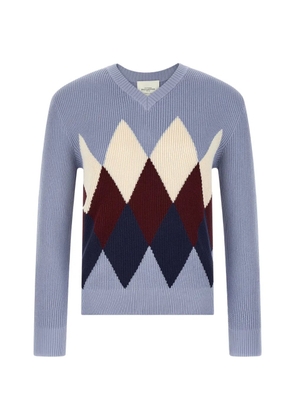 Ballantyne V-neck sweater - Blue