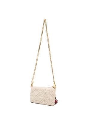 La Carrie cherry-charm cross body bag - Neutrals