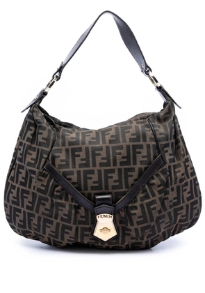 Fendi Pre-Owned 2000-2010 Zucca Canvas Chef hobo bag - Brown