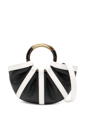 Coccinelle round-handle leather tote bag - Black