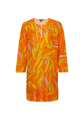 Vilebrequin three-quarter sleeves kaftan - Orange