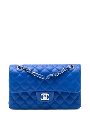 CHANEL Pre-Owned 2018-2019 Small Classic Lambskin Double Flap shoulder bag - Blue