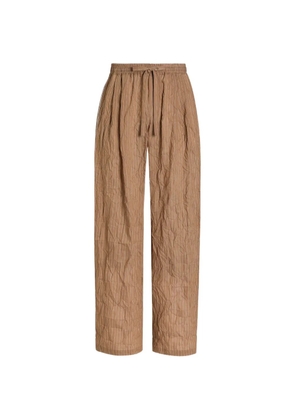 Dolce & Gabbana pinstripe drawstring trousers - Neutrals