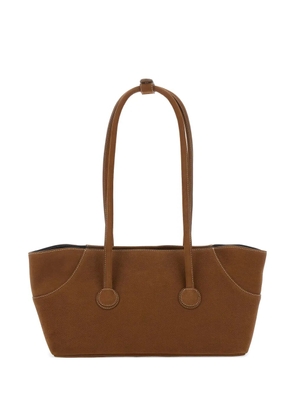 Marge Sherwood topstitch leather shoulder bag - Neutrals