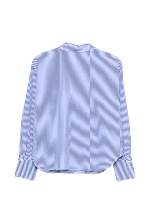 Polo Ralph Lauren scallop-trim striped pajama set - Blue