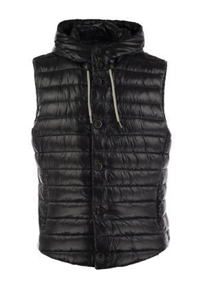 Herno hooded quilted down jacket - Black