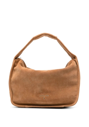 Patrizia Pepe suede tote bag - Brown