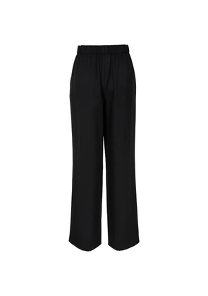 Lafayette 148 elasticated-waist trousers - Black