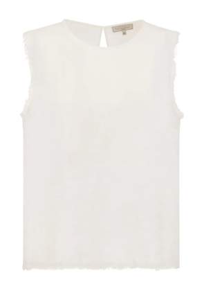 Antonelli Adrien fringed vest - Neutrals