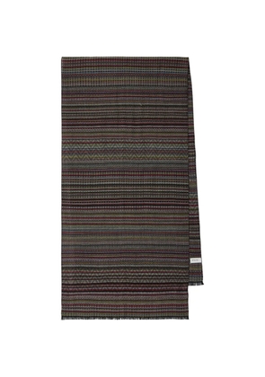 Paul Smith striped scarf - Black