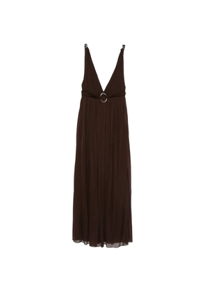Tory Burch V-neck maxi dress - Brown