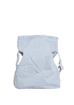 OUR LEGACY top handle denim tote bag - Blue