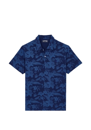 Vilebrequin floral-print polo shirt - Blue