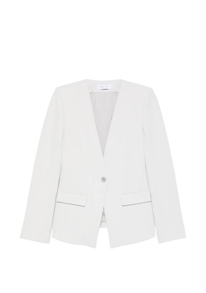 Patrizia Pepe single-breasted pocket jacket - Grey