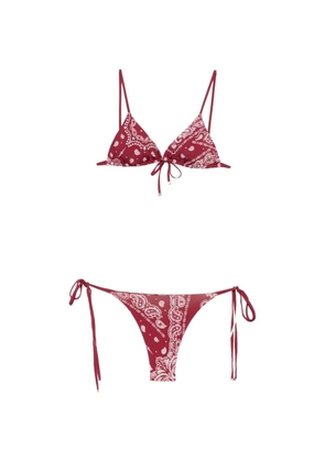 VENUJA paisley-print bikini - Red