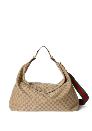 Gucci large Brera monogram-pattern tote bag - Neutrals