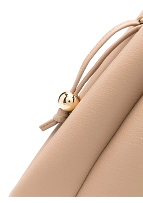 Themoirè Calipso gathered shoulder bag - Neutrals