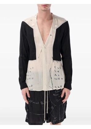 Rick Owens Larry Fogpocket long-sleeve shirt - Neutrals