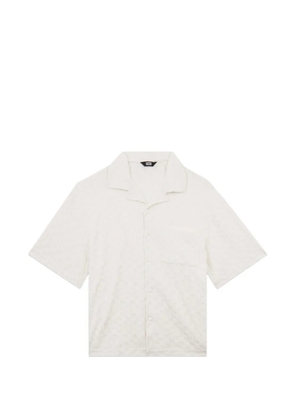 GCDS monogram-patterned shirt - Neutrals