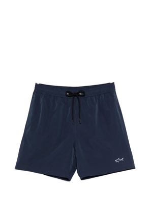 Paul & Shark drawstring logo swim shorts - Blue