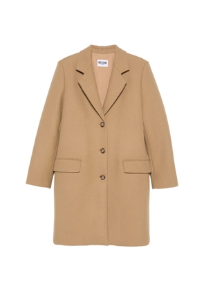 MOSCHINO JEANS flap-pocket coat - Brown