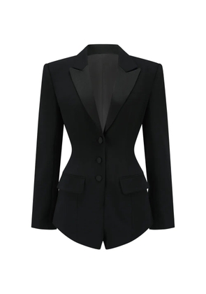 OUDE WAAG button notched blazer - Black