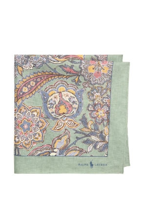 Polo Ralph Lauren paisley-print scarf - Green