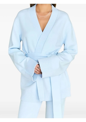 SEROYA Honor belt cardigan - Blue