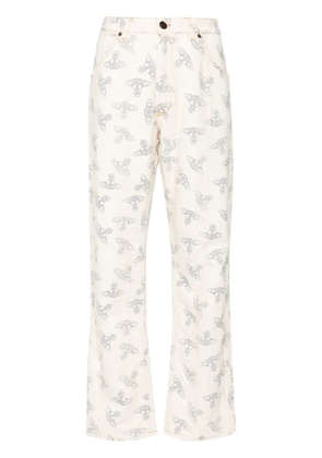 Vivienne Westwood Ranch straight-leg jeans - Neutrals