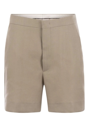 Tagliatore welt-pocket tailored shorts - Neutrals