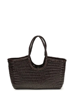 DRAGON DIFFUSION Nantucket woven-design shoulder bag - Brown