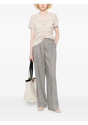 Peserico V-neck sweater - Neutrals