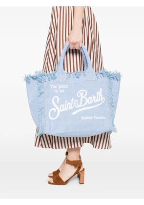 MC2 Saint Barth fringed-detail tote bag - Blue