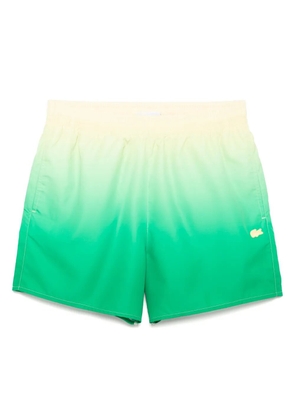Lacoste ombré print swim shorts - Green