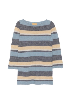 Guest In Residence striped mini dress - Blue