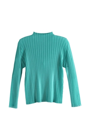 Pleats Please Issey Miyake pleated top - Green