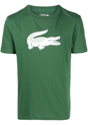 Lacoste logo-print cotton T-shirt - Green
