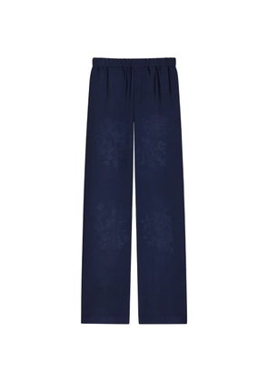 Givenchy floral jacquard trousers - Blue