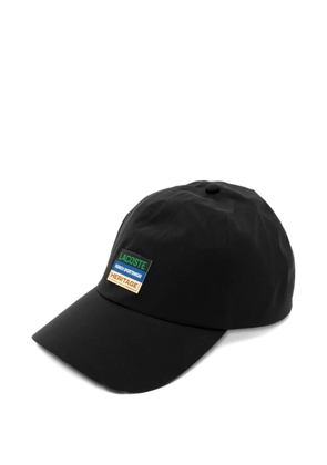 Lacoste badge water-repellent cap - Black